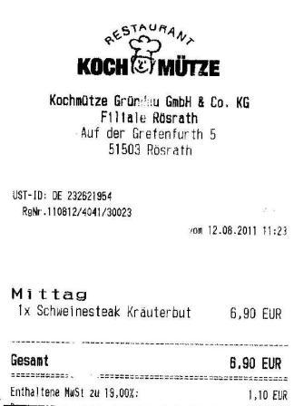 mmav Hffner Kochmtze Restaurant